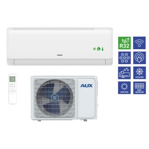 Aux Q-SMART PLUS 2.5kW/9000Btu A++ Incl. WiFi (AUX-09QC) Incl. 4D Swing, UV technologie en Heat belt TBV bevriezing.