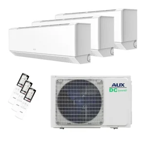 Aux Tripple - Split Buitenunit 6.0kW (AUX-M3-21LCLH) + 2x 2.5kW+ 1X3.5kW " C-Serie Premium " Indoor A++ COOL&HEAT + WiFi