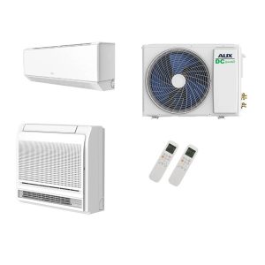 Aux Duo-split Buitenunit 6.0kW/21000Btu (AUX-M3-21LCLH) + 1X Vloerconsole 3.5kW en 1x Wandmodel 3.5KW COOL&HEAT A++ WIFI