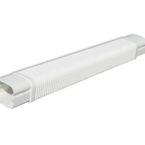 Wit  – Flexibele verbindingsbuis 74x55mm