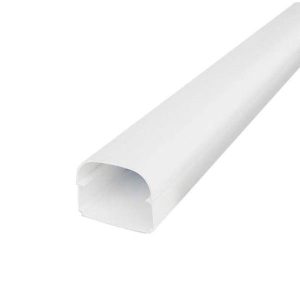 Wit - Leidinggoot Lengte 2M - 74x55mm