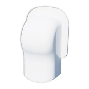 Wit – Muurgat afdekkap 74x55mm