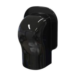 Zwart – Muurgat afdekkap 74x55mm