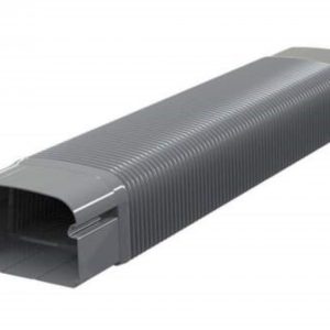 Grijs - Flexibele verbindingsbuis 74x55mm